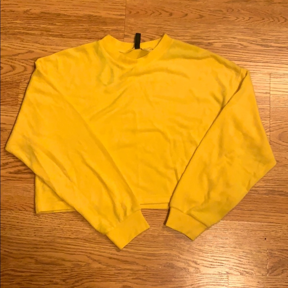 Yellow Crop Top